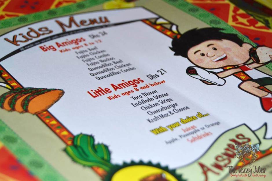 el chico kids menu