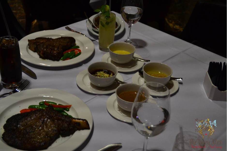 silver fox steak and sauces