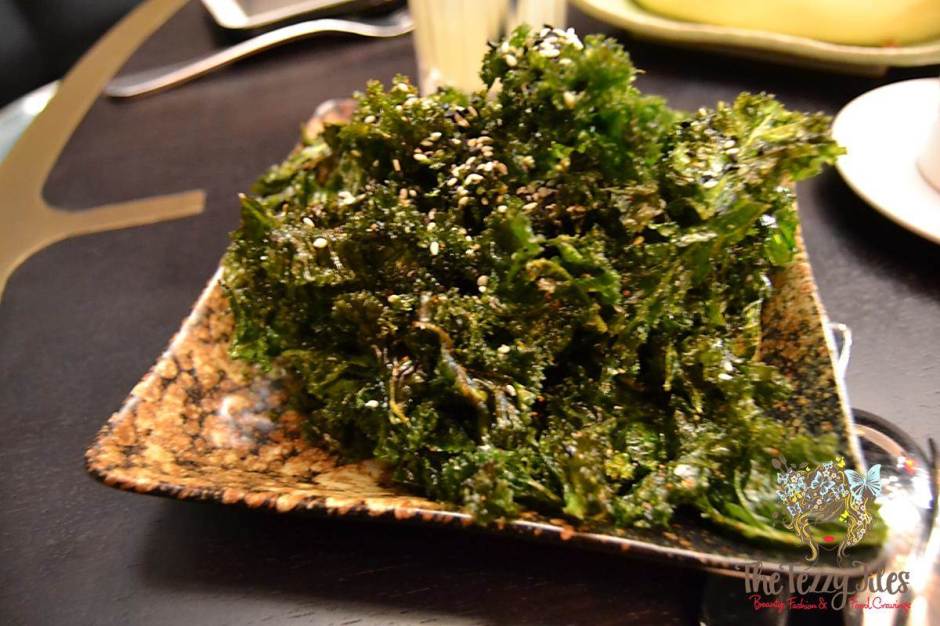 china grill crispy kale