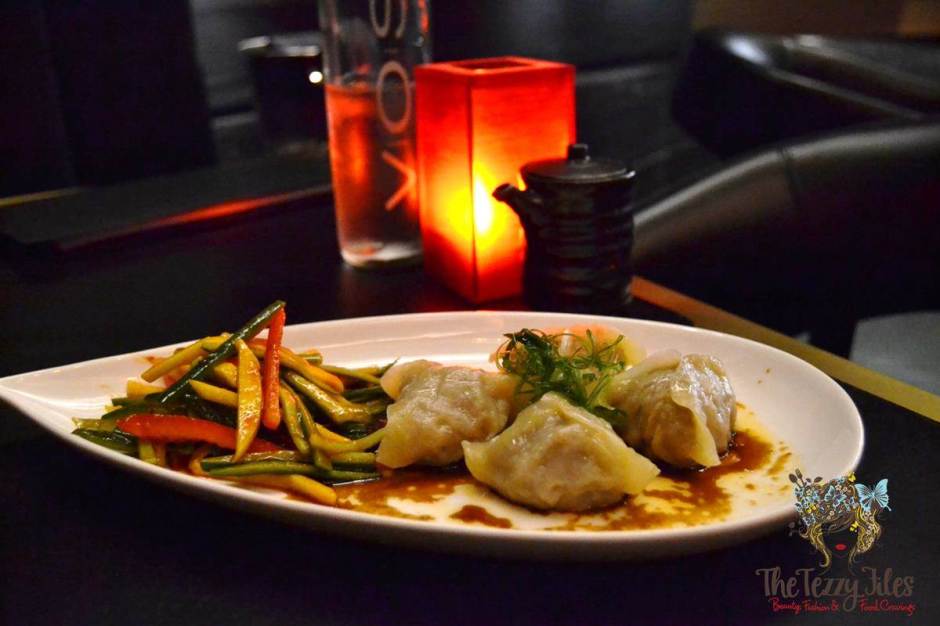 China Grill spicy beef & scallion dumplings