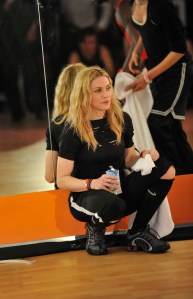 Madonna at a Mexico City gym opening