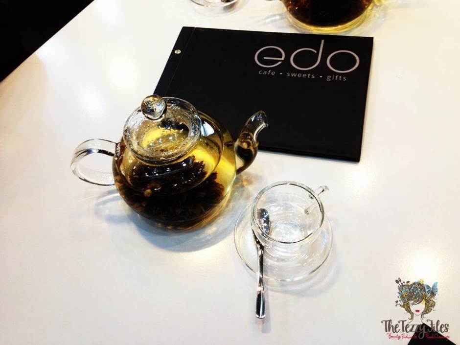 edo blossom tea and menu