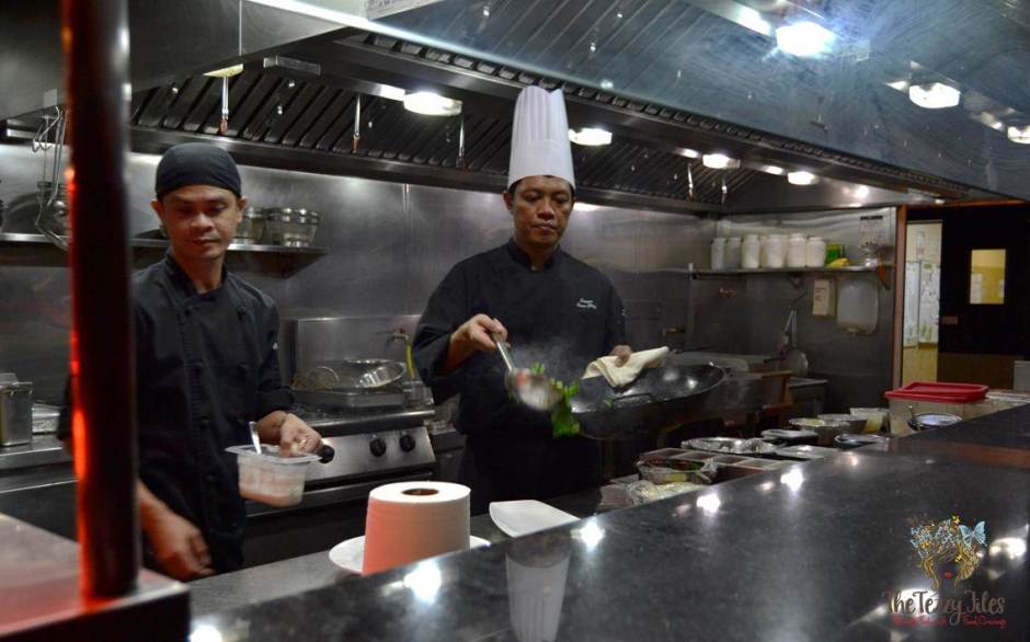 Chef Sanya in action.