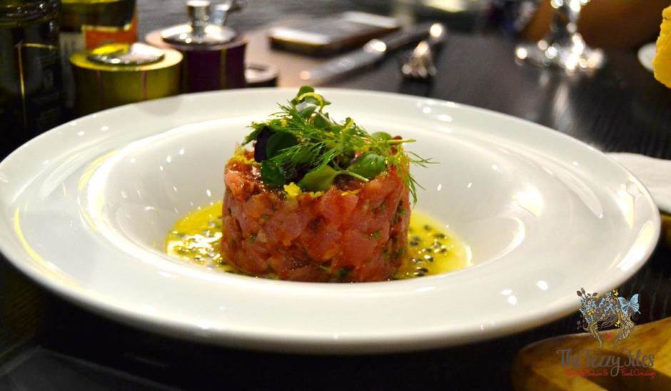 Tartare di tonno al frutto della passione