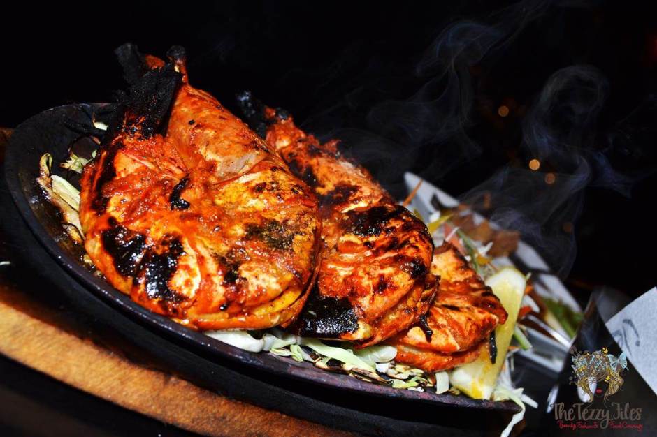 zafran tandoori king prawn sizzler review dubai