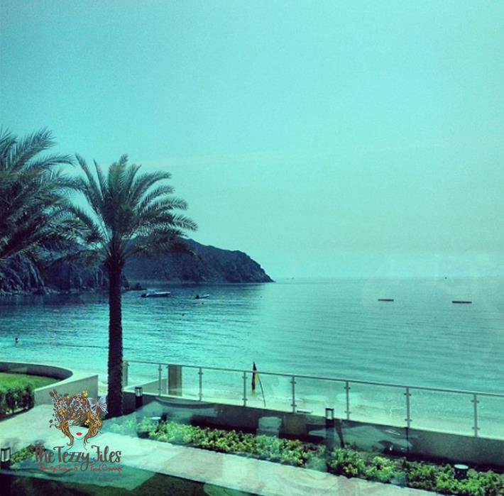 oceanic resort and spa khorfakkan breakfast view