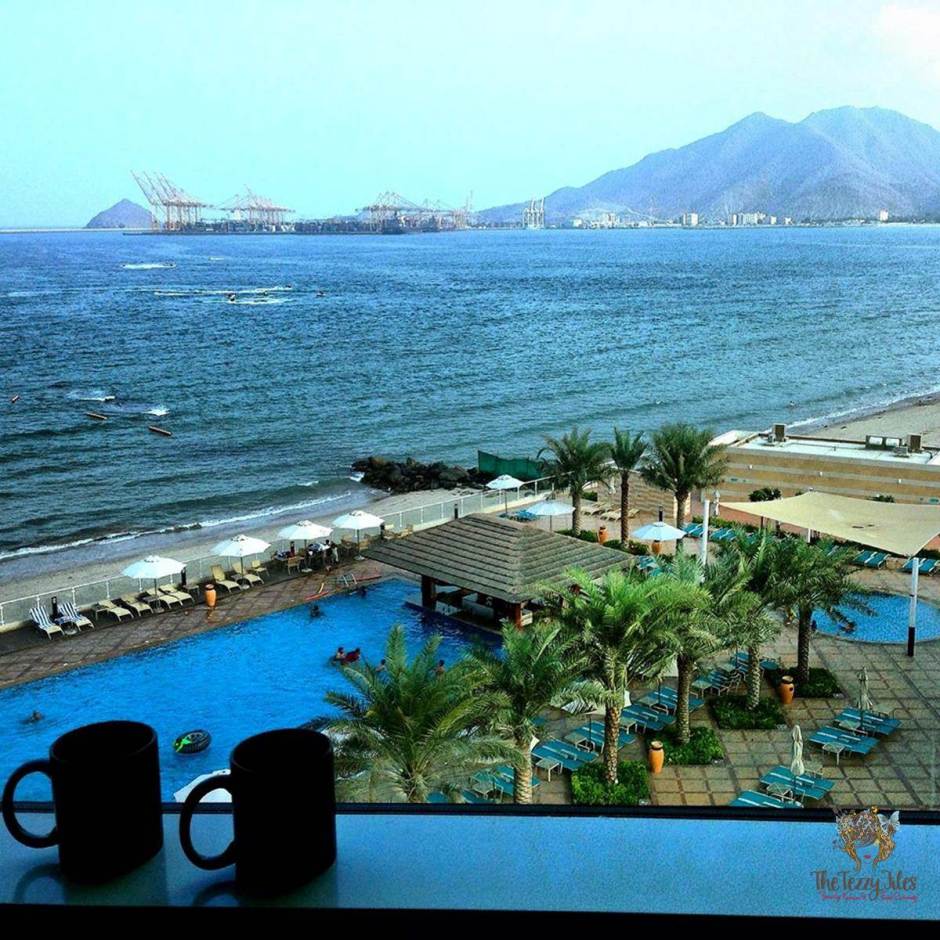oceanic resort and spa khorfakkan view from window