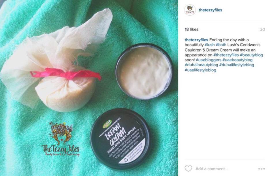 Lush Ceridwin's Cauldrom and Dream Cream review