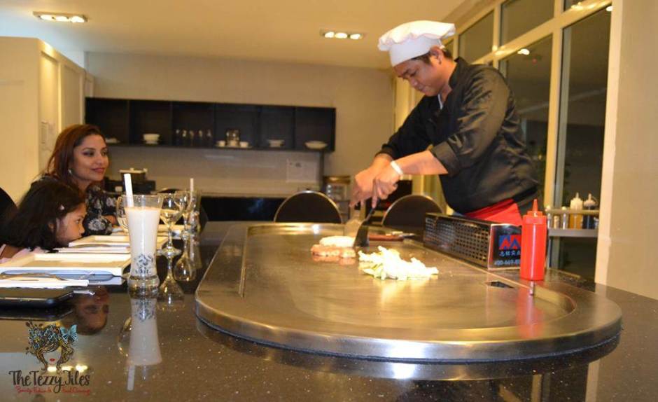 the hub 7 teppanyaki table live dubai review