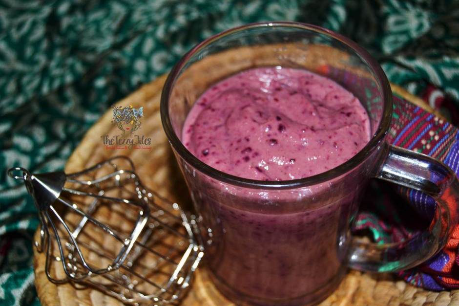 blueberry smoothie for suhoor