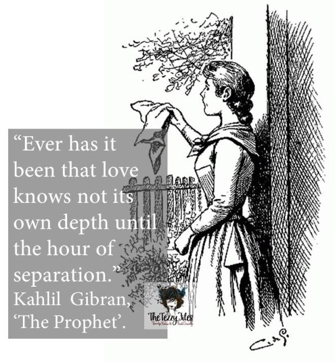 kahlil gibran quote the prophet seperation farewell