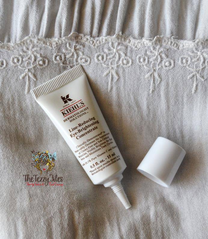 kiehls line reducing eye brightening concentrate review