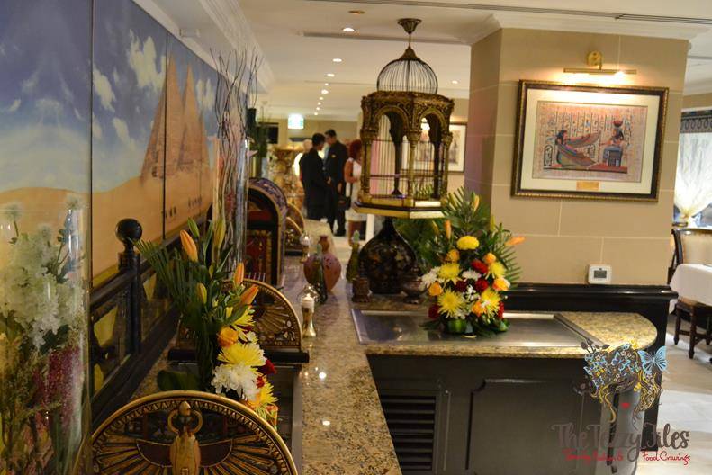 Pharaoh Cafe and restaurant launch arabian courtyard egyptian fine dining dubai review (17)