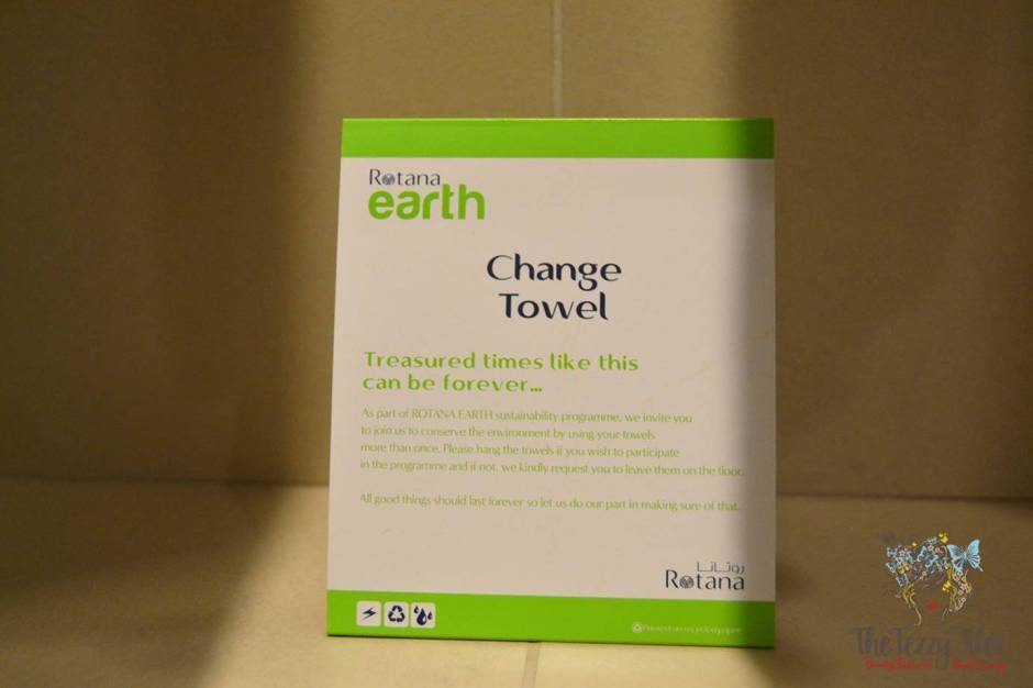 rotana earth initiative change towel