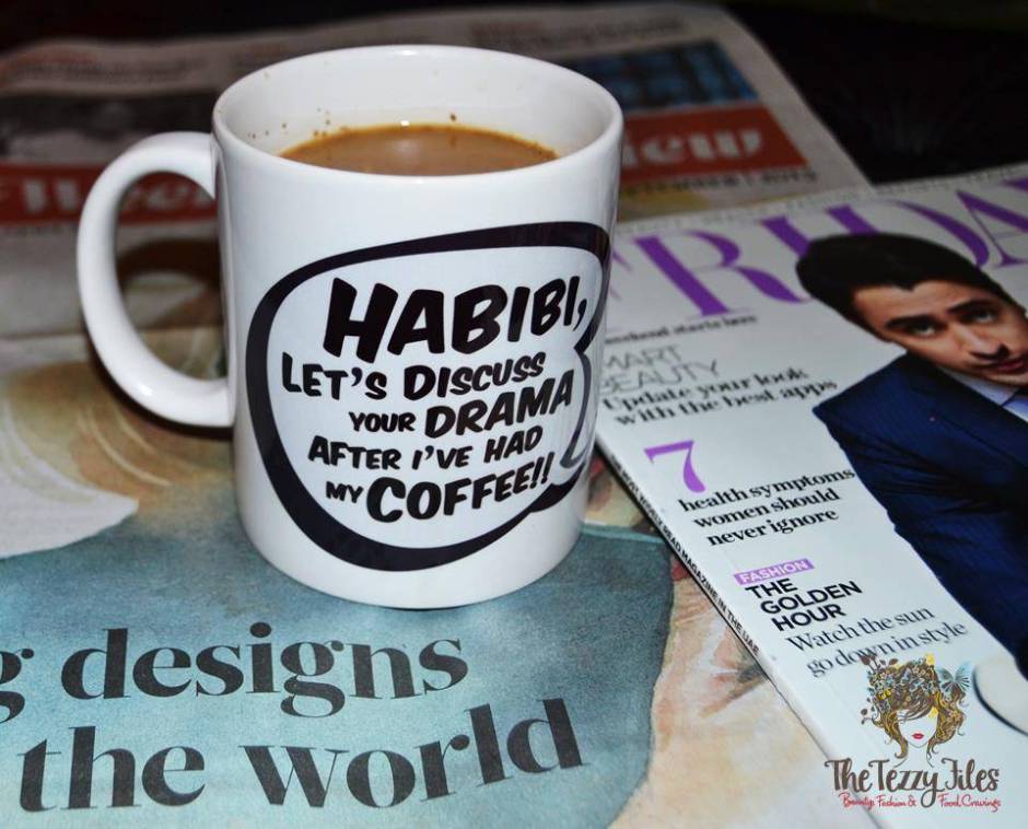 Habibi Cup Orange Boxy quirky coffee