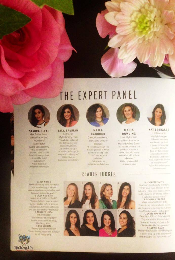 aquarius beauty heroes expert panel and reader judges 2015 beauty review dubai uae