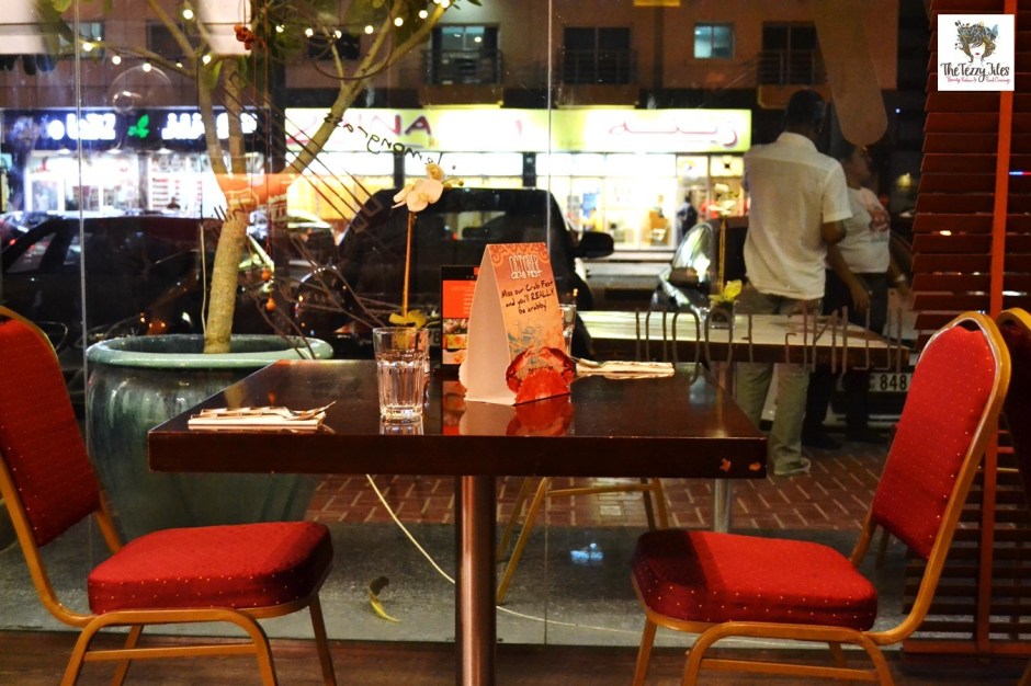 chimes dubai restaurant review ambience interiors barsha uae