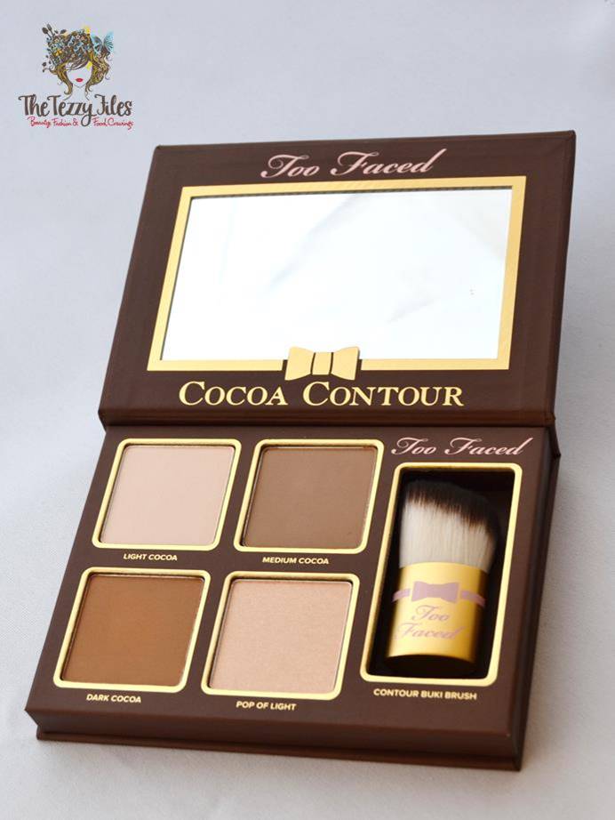 too faced cocoa contour kit review beauty blog