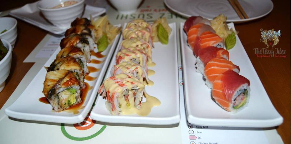 Chez Sushi review Dubai food blog mochi sushi wasabi chopstick training edamame tempura katsu curry (4)