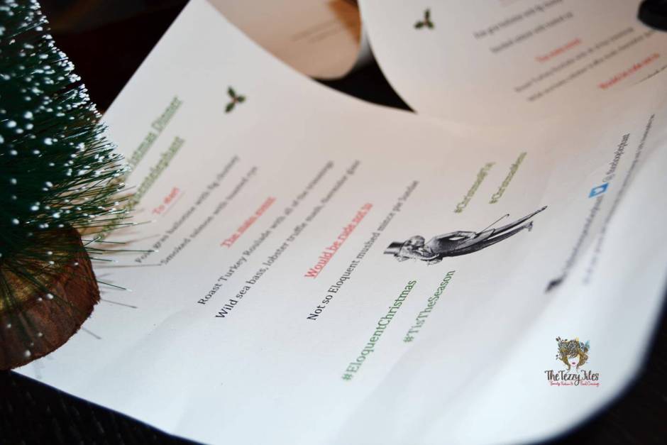 Eloquent Elephant Taj Dubai Christmas Menu review (8)