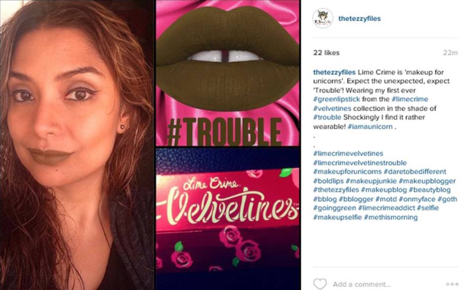 lime crime velvetines trouble review