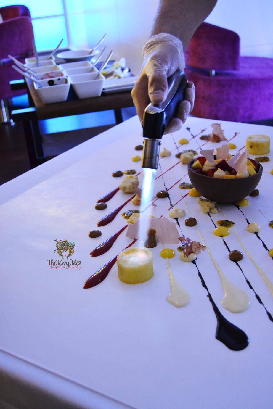 pure sky lounge hilton the walk jbr review sharing dessert 9 course menu tasting blog review food dubai uae fine dining chef sven schmidt (8)