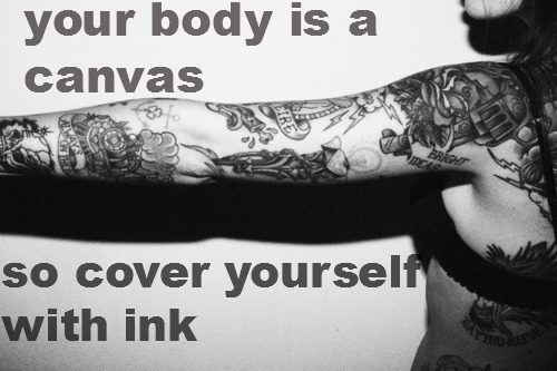 black-n-white-full-arm-tattoo-art