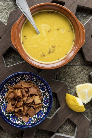 Cumin scented lentil soup