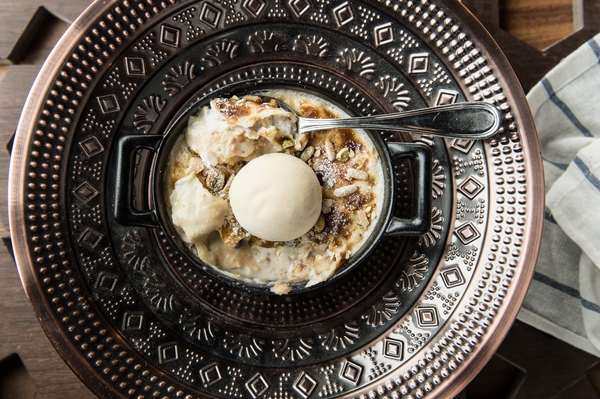 F Um Ali, honey &amp; labneh ice cream 2