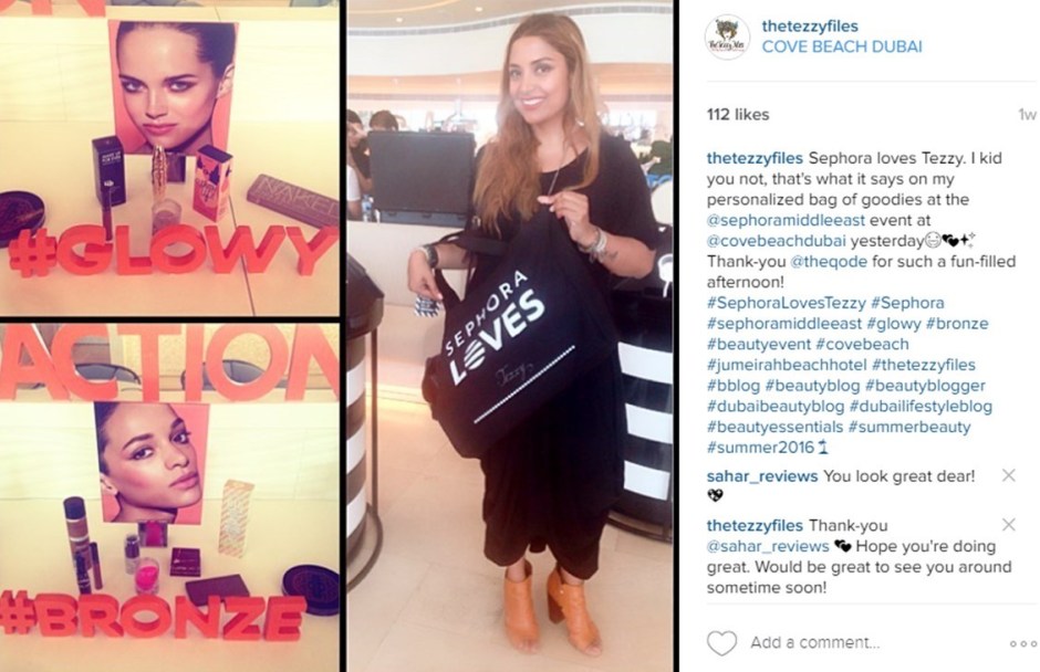 sephora middle east event summer 2016 covered by The Tezzy Files Dubai Beauty blogger