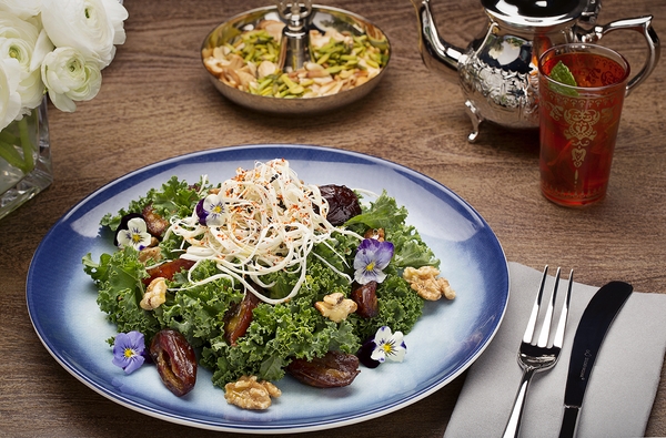 Warm Dates and Kale Salad