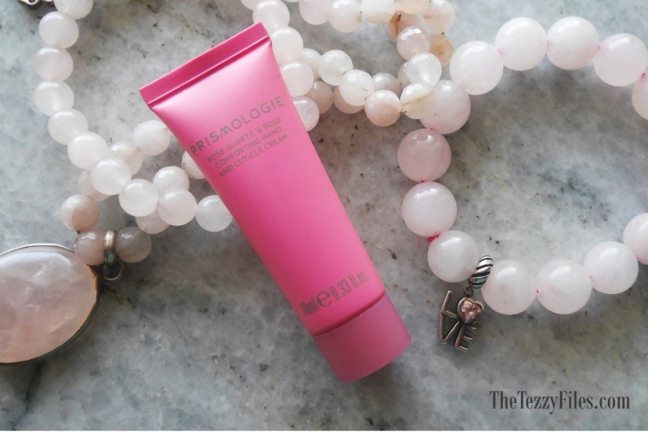 Prismologie Kuwait Beauty healing gemstones beauty wellness blog dubai blogger uae rose quartz hand cream rose beauty