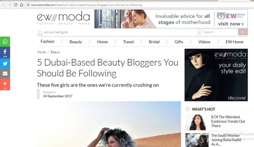 dubai top 5 beauty bloggers uae bloggers press media coverage ew moda the tezzy files kiwi indian new zealand blogger middle east.jpg