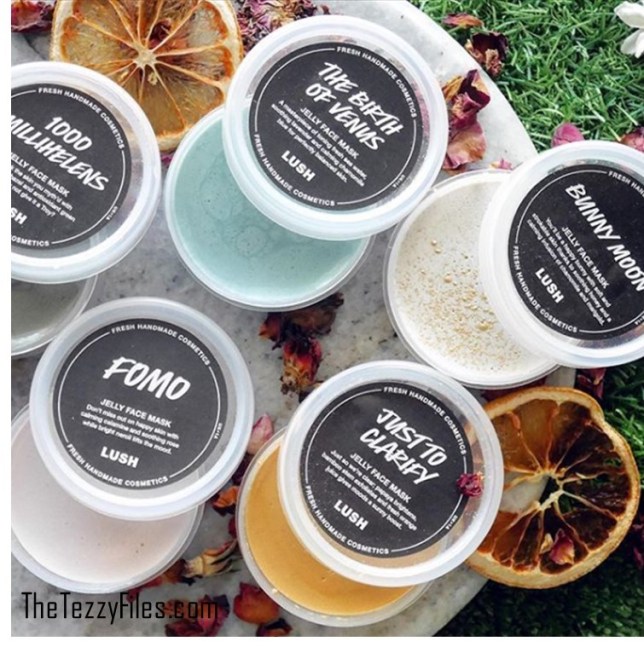 Lush Jelly Masks Review The Birth of Venus Bunny Moon Just to Clarify FOMO 1000 MilliHelens 5 masks natural beauty skincare blog dubai uae blogger Lush Middle East The Tezzy Files beauty blog.jpg