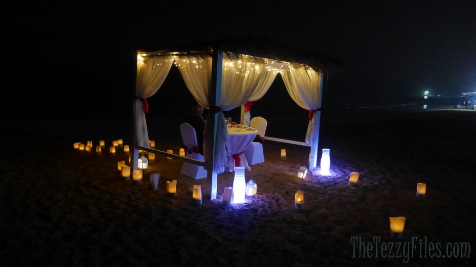 Bin Majid Beach Hotel review cabana romantic dinner on the beach dubai food fashion blog ras al khaimah rak (20)