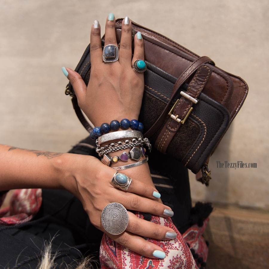 boho style jewelry antique silver hand bling leather dubai fashion bohemian boho fashion (1)