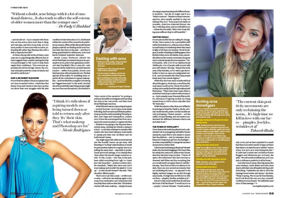 The Tezzy Files Beauty Blogger Pimple Positivity Dubai UAE Wknd Magazine Khaleej Times2