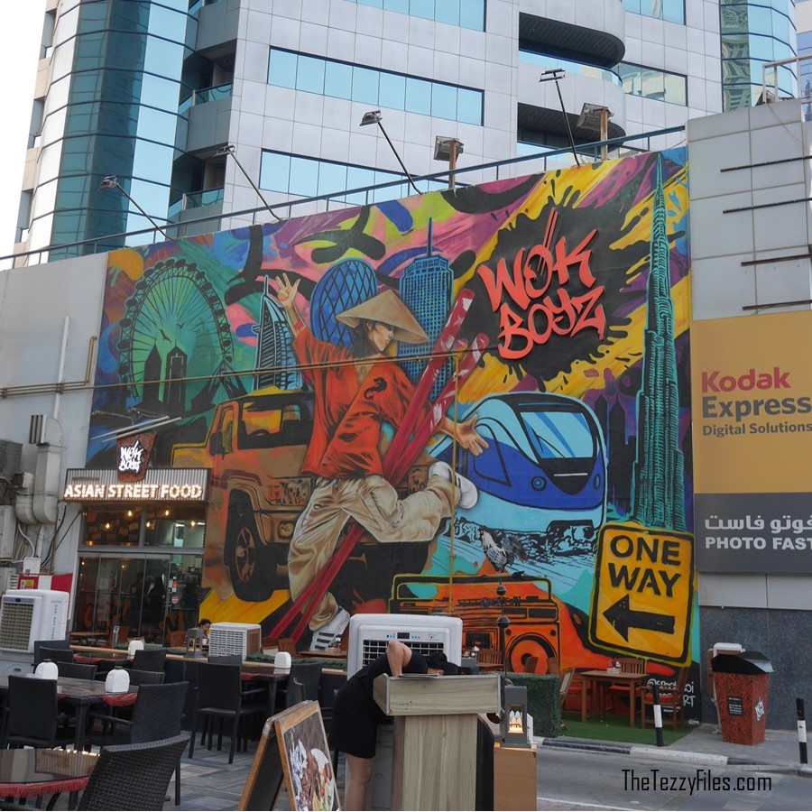 Wok Boyz Sheikh Zayed Road Dubai UAE Asian Street Food Review Graffitti Wall Food Blog UAE Blogger Zomato (4)
