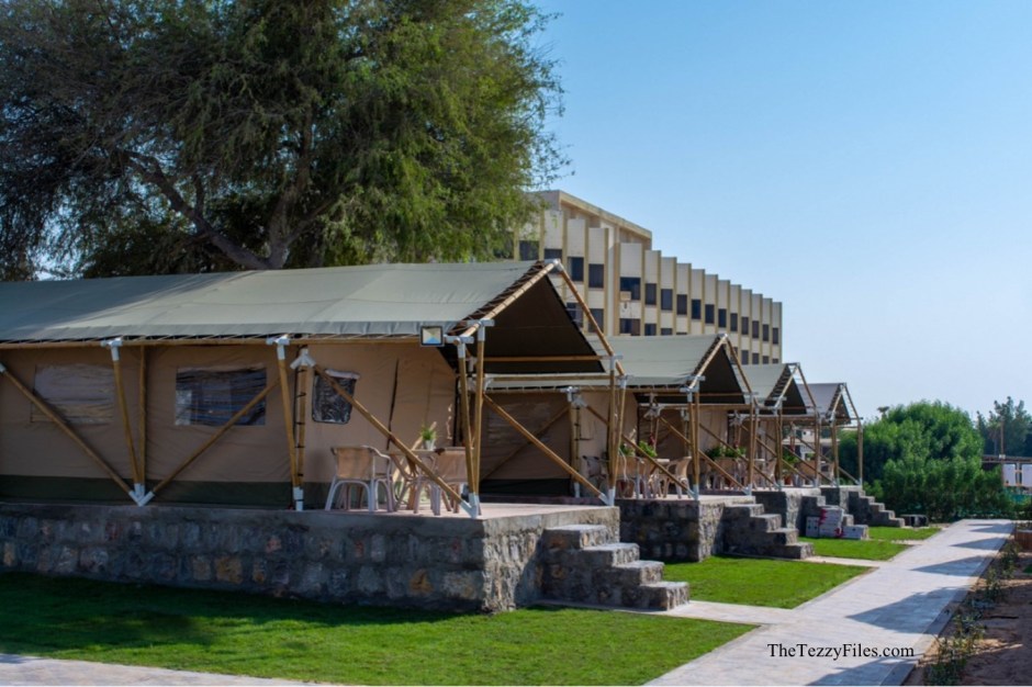 LongBeach Camp Bin Majid Beach Hotel Ras Al Khaimah camping glamping UAE staycation travel holiday weekend away blog review beach beaches infinity pool jacuzzi girls trip The Tezzy Files