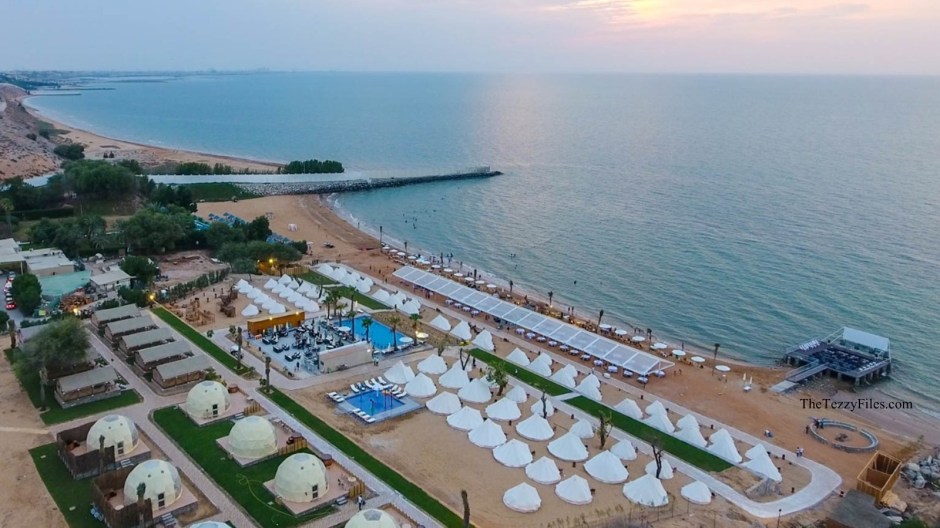 LongBeach Camp Bin Majid Beach Hotel Ras Al Khaimah camping glamping UAE staycation travel holiday weekend away blog review beach beaches infinity pool jacuzzi girls trip The Tezzy Files